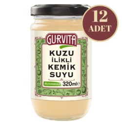 Gurvita Jöle Kıvamında Kuzu İlikli Kemik Suyu 320 Ml 12' li - 1