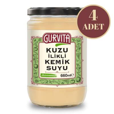 Gurvita Kuzu İlikli Kemik Suyu 660 Ml 4' lü - 1