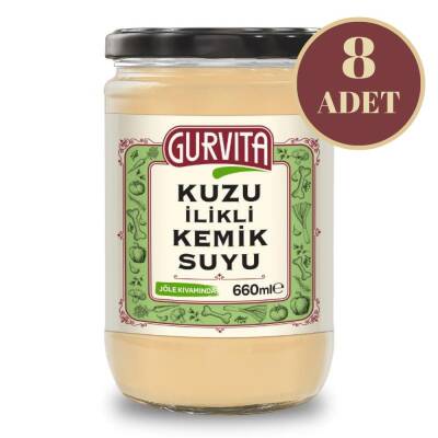 Gurvita Kuzu İlikli Kemik Suyu 660 Ml 8' li - 1