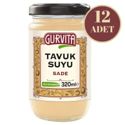 Gurvita Tavuk Suyu Sade 320 Ml 12'li - 1