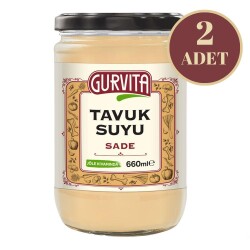 Gurvita Tavuk Suyu Sade 660 Ml 2'li - 1