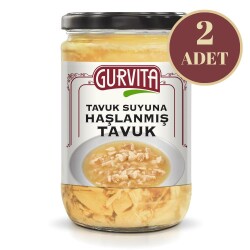 Gurvita Tavuk Suyuna Haşlanmış Tavuk 660 Ml 2'li - 1